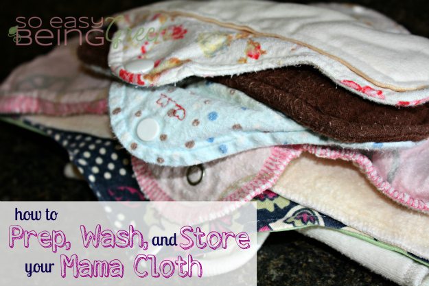 Washing Mama Cloth