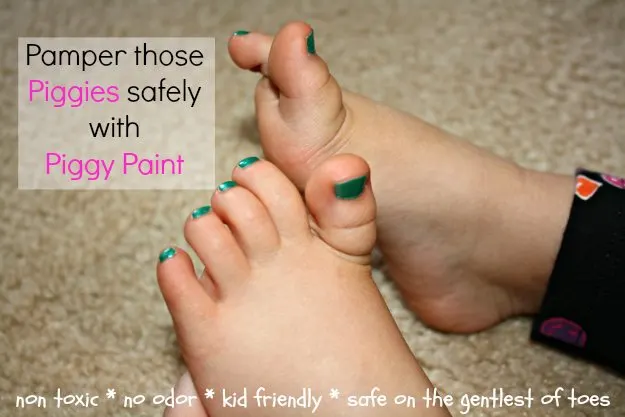 Baby Safe Nail Polish - Our Toes are Getting Fancy