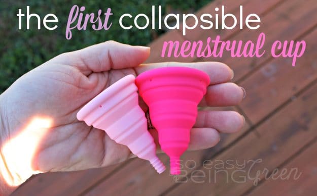 Lily cup is the First collapsible Menstrual Cup making it the best menstrual cup for travel