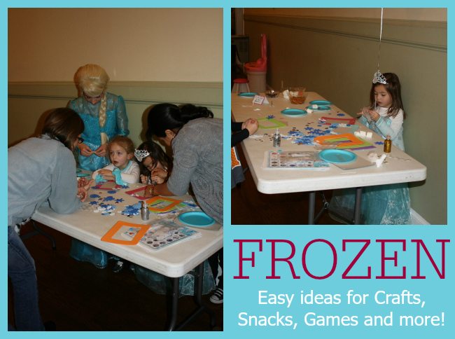FROZEN Party Crafts