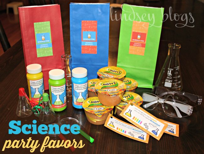 Science Party Favors Take Home