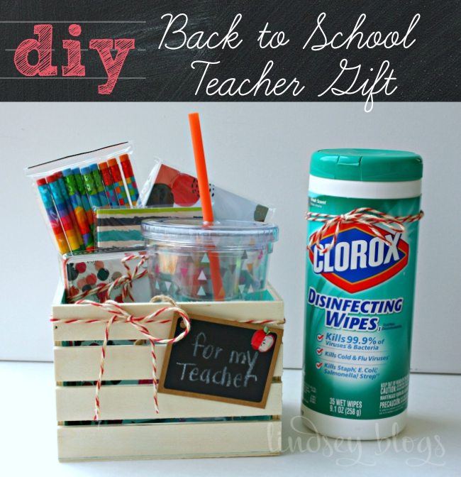 DIY Back to School Teacher Gift Ideas for under $10 Basket