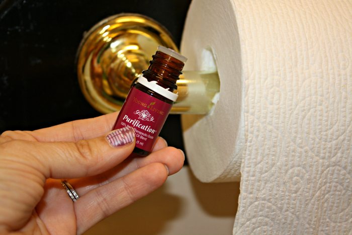 Purification EO on Toilet Paper