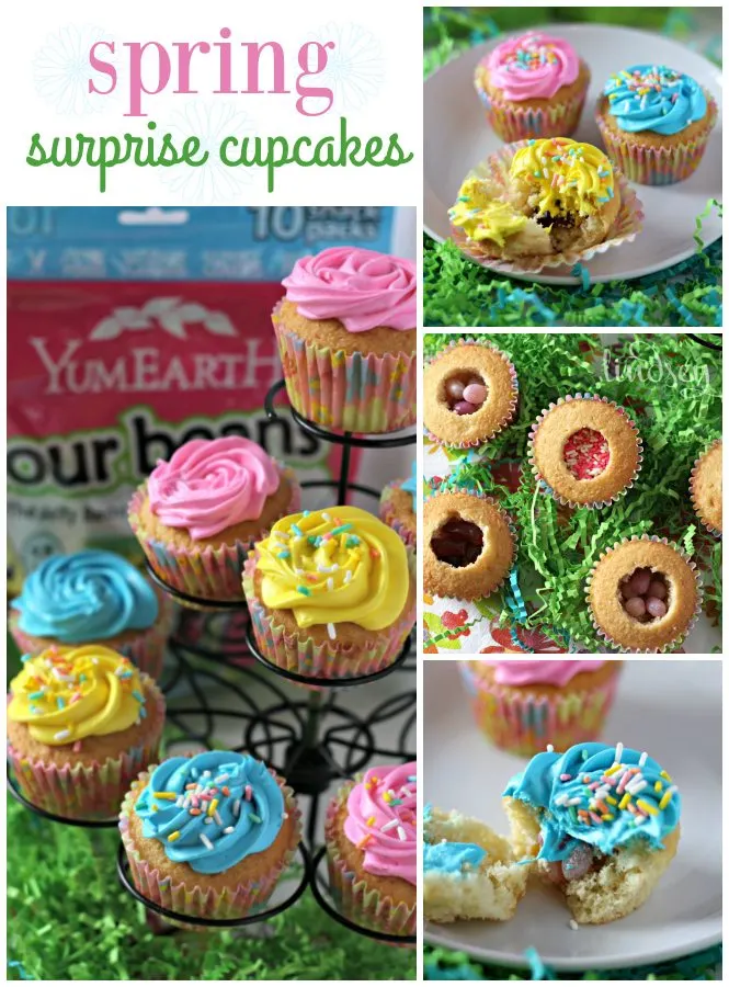 Spring Surprise Cupcakes