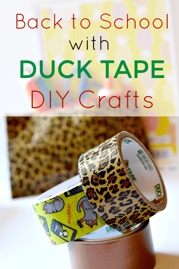 Back to School Duck Tape Pencil Pouch