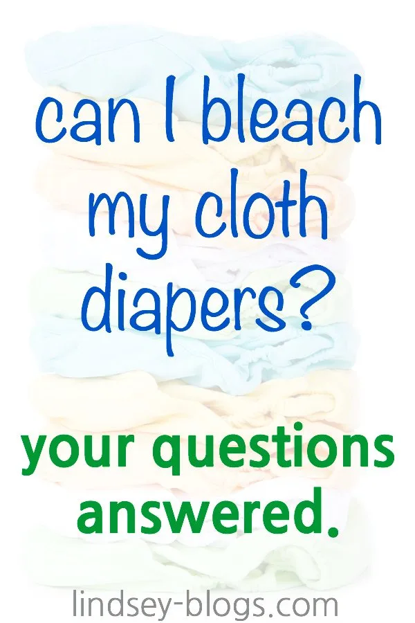Bleaching cloth diapers