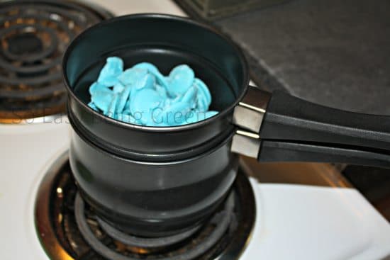 Candy Melts in Double Boiler
