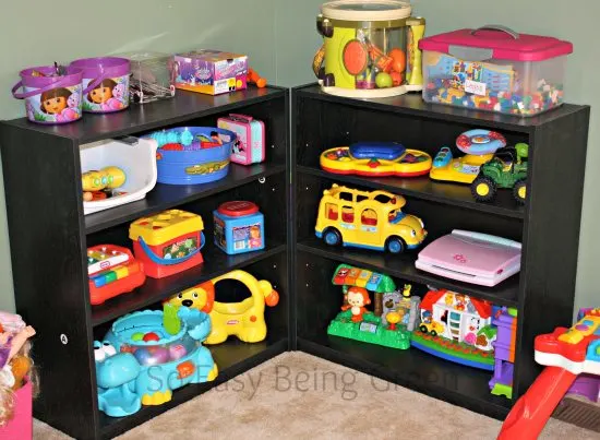 Playroom Shelves