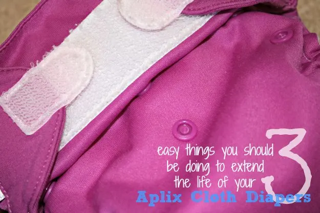 3 tips for extending the life of your cloth diapers with velcro