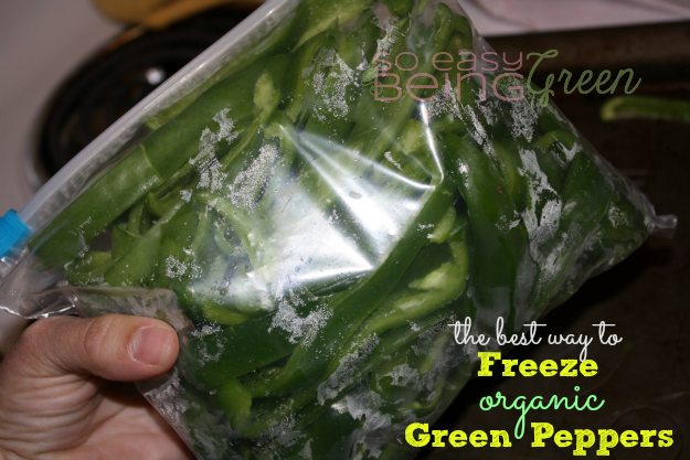 Freezing Green Peppers