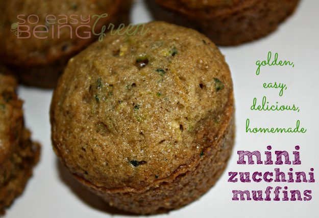 mini zucchini muffins are perfect size for toddler hands