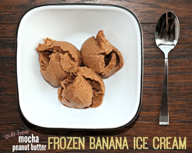 Frozen Banana Mocha Ice Cream