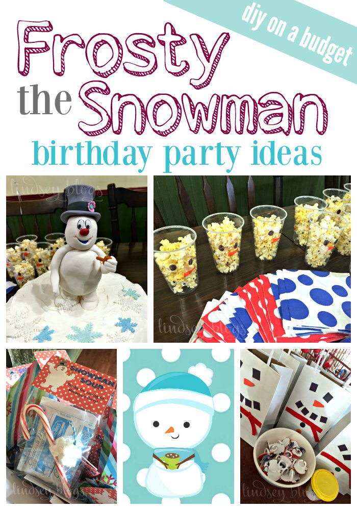 Frosty the Snowman Birthday Party Ideas