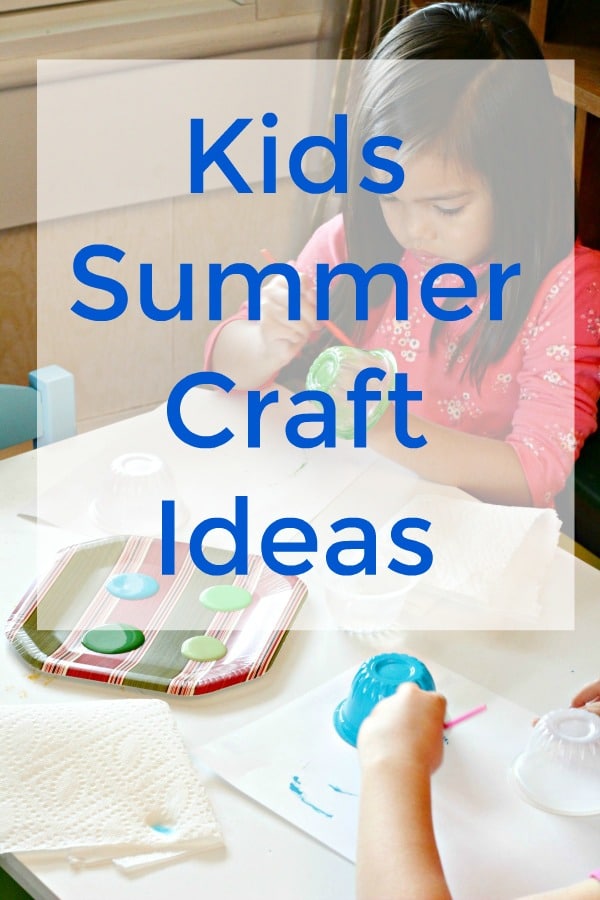 A list of Kids Summer Craft Ideas