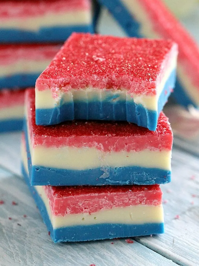 Red White and Blue July 4th Snack Ideas