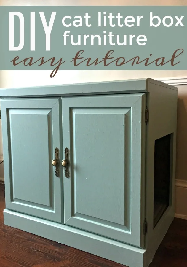 Old Cabinet To Cat Litter Box Furniture Wow Diy Enclosure - Diy Cat Litter Box Enclosure