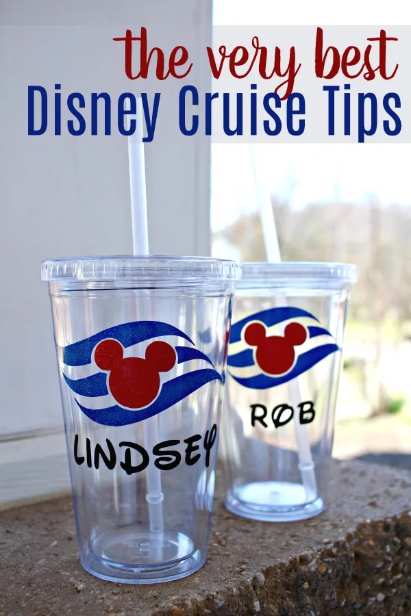 very best disney cruise tips and diy disney cruise cups