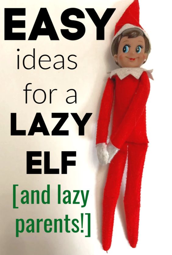 Elf on the Shelf Ideas for a Lazy Mom Like Me