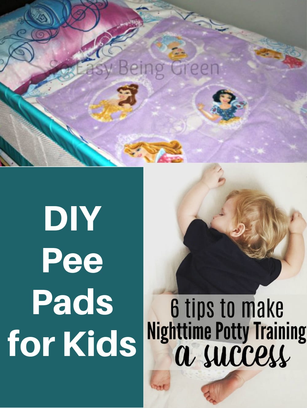 DIY Pee Pads for Kids to Make Potty Training a SUCESS!
