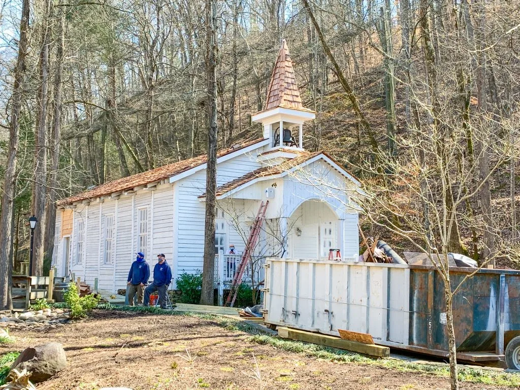dollywood chapel construction