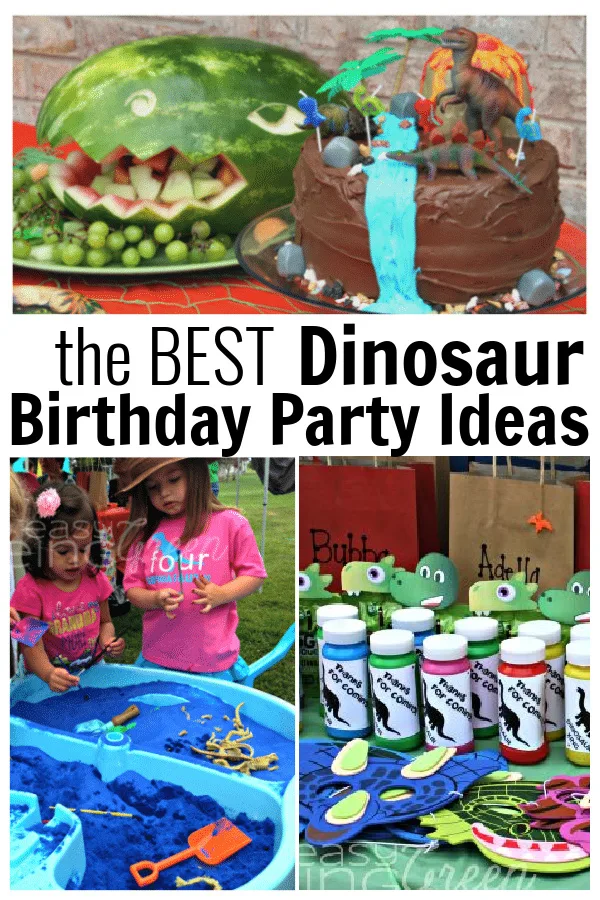 30+ AMAZING Ideas for a Dinosaur Birthday Party - Boy or Girl!